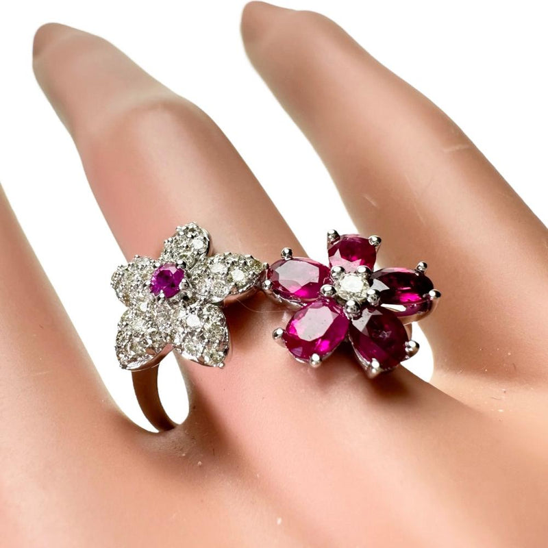 12.5号 スター&フラワー/花モチーフ ルビー 計0.90ct ダイヤモンド 計0.33ct リング・指輪 K18WGホワイトゴールド 18金 4.1g レディース
【中古】【真子質店】【NN】




【KMaI】