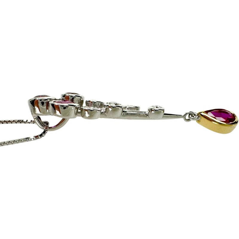 ルビー 1.029ct ダイヤモンド 0.38ct ネックレス K18WGホワイトゴールド 18金 4.7g 45cm レディース
【中古】【真子質店】【NN】




【MiMix】