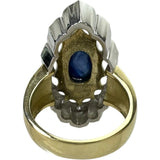 12号 ブルーサファイア（カボション） 3.54ct ダイヤモンド 0.25ct リング・指輪 K18ゴールド 18金/Pt900プラチナ 19.6g レディース
【中古】【真子質店】【NN】




【IMiMiI】