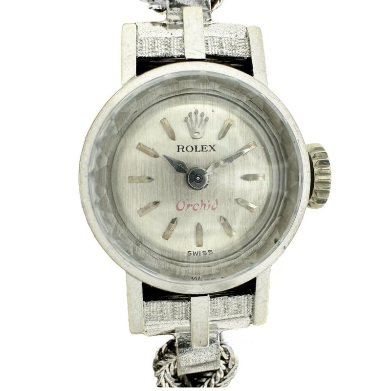 【ROLEX/ロレックス】 オーキッド アンティーク ヴィンテージ オーバーホール済 腕時計 K18WGホワイトゴールド/真鍮 手巻き 1960年代 銀文字盤/銀ベルト(社外製真鍮) レディース
【中古】【真子質店】【GD】




【MiMox】