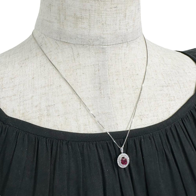 ルビー 0.74ct ダイヤモンド 計0.27ct ネックレス Pt950プラチナ/Pt850プラチナ 3.9g 45cm レディース
【中古】【真子質店】【NN】




【MiMix】