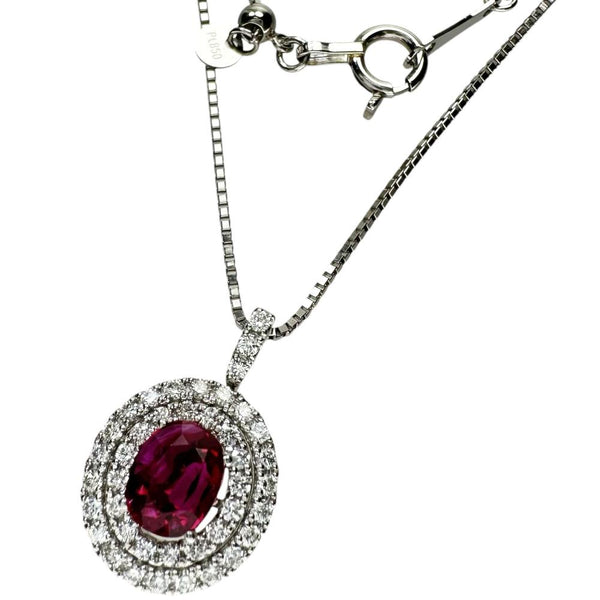 ルビー 0.74ct ダイヤモンド 計0.27ct ネックレス Pt950プラチナ/Pt850プラチナ 3.9g 45cm レディース
【中古】【真子質店】【NN】




【MiMix】