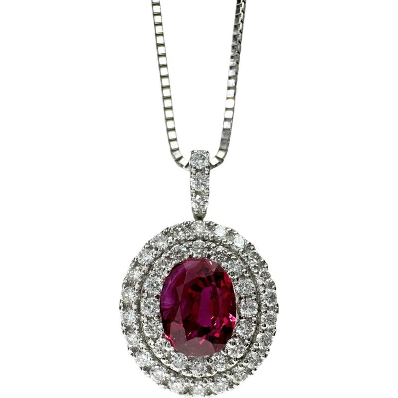 ルビー 0.74ct ダイヤモンド 計0.27ct ネックレス Pt950プラチナ/Pt850プラチナ 3.9g 45cm レディース
【中古】【真子質店】【NN】




【MiMix】