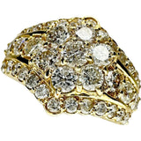 13号 ダイヤモンド 計2.01ct リング・指輪 K18ゴールド 18金 9.7g レディース 【中古】【真子質店】【NN】 【IKxMo】