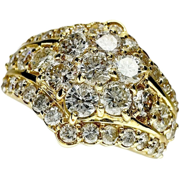 13号 ダイヤモンド 計2.01ct リング・指輪 K18ゴールド 18金 9.7g レディース 【中古】【真子質店】【NN】 【IKxMo】