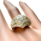 13号 ダイヤモンド 計2.01ct リング・指輪 K18ゴールド 18金 9.7g レディース 【中古】【真子質店】【NN】 【IKxMo】