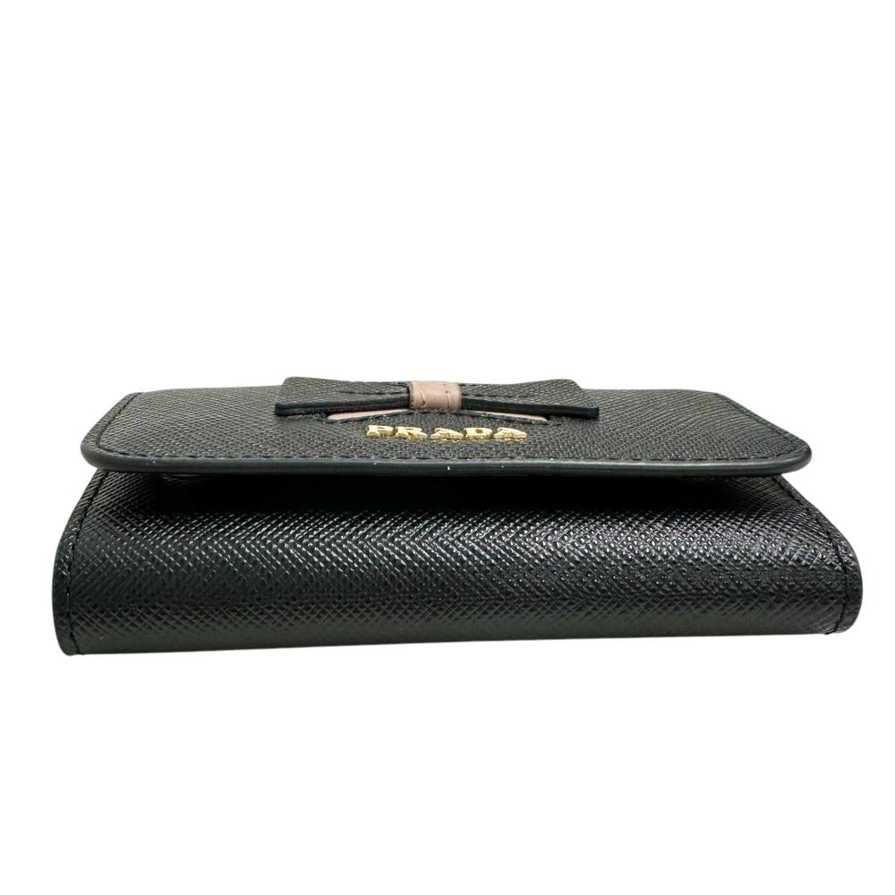 PRADA/プラダ】 サフィアーノ リボン 4連 キーケース サフィアーノ