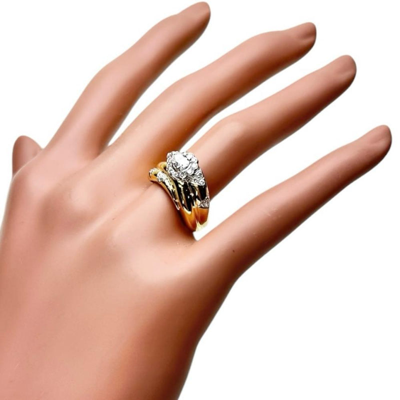 12号 ダイヤモンド 0.33ct その他ダイヤモンド 0.31ct リング・指輪 K18ゴールド 18金/Pt900プラチナ 6.0g レディース
【中古】【真子質店】【NN】




【IxTMa】