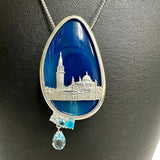 【DESIGNER JEWELRY/作家ジュエリー】 KAOLVCO(水野薫子)  ブローチ兼用 カルセドニー(着色) ブルートパーズ/ダイヤモンド/ブルーカルセドニー ペンダントトップ K18WGホワイトゴールド 18金 14.6g レディース
【中古】【真子質店】【NN】




【MiSI】