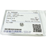 ダイヤモンド（VERY LIGHT GRAY-I2 FAINT） 1.063ct ルース
【中古】【真子質店】【NN】




【MoDx】
