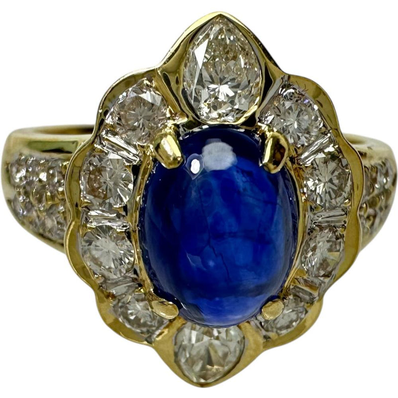15.5号 カボションサファイア 2.06ct ダイヤモンド 1.00ct リング・指輪 K18ゴールド 18金 6.9g レディース
【中古】【真子質店】【NN】




【SMox】