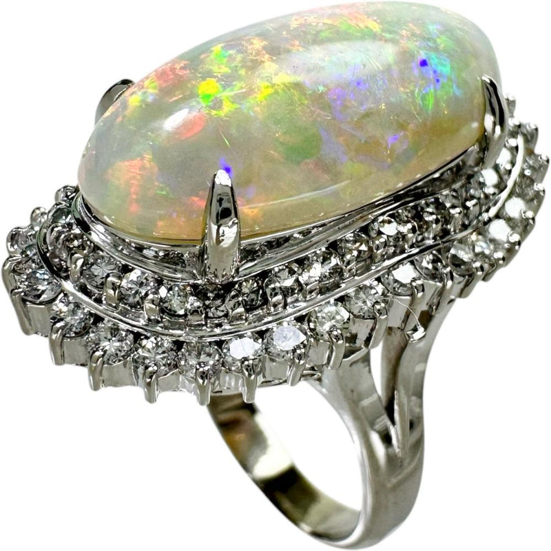 12号 オパール 6.54ct ダイヤモンド 計1.14ct リング・指輪 Pt900プラチナ 14.5g レディース
【中古】【真子質店】【NN】




【SSx】