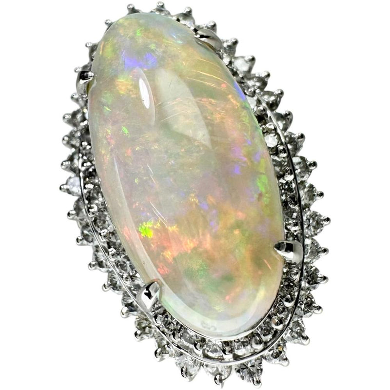 12号 オパール 6.54ct ダイヤモンド 計1.14ct リング・指輪 Pt900プラチナ 14.5g レディース
【中古】【真子質店】【NN】




【SSx】