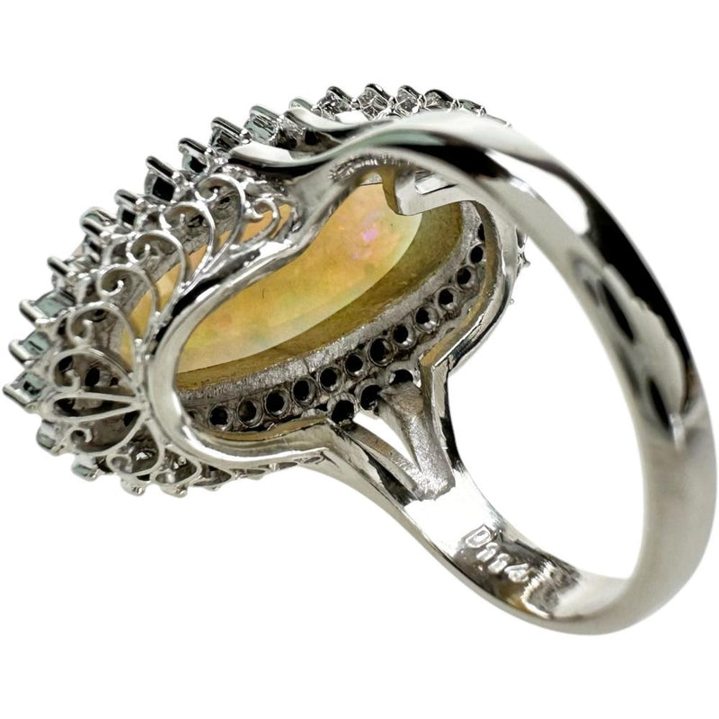 12号 オパール 6.54ct ダイヤモンド 計1.14ct リング・指輪 Pt900プラチナ 14.5g レディース
【中古】【真子質店】【NN】




【SSx】