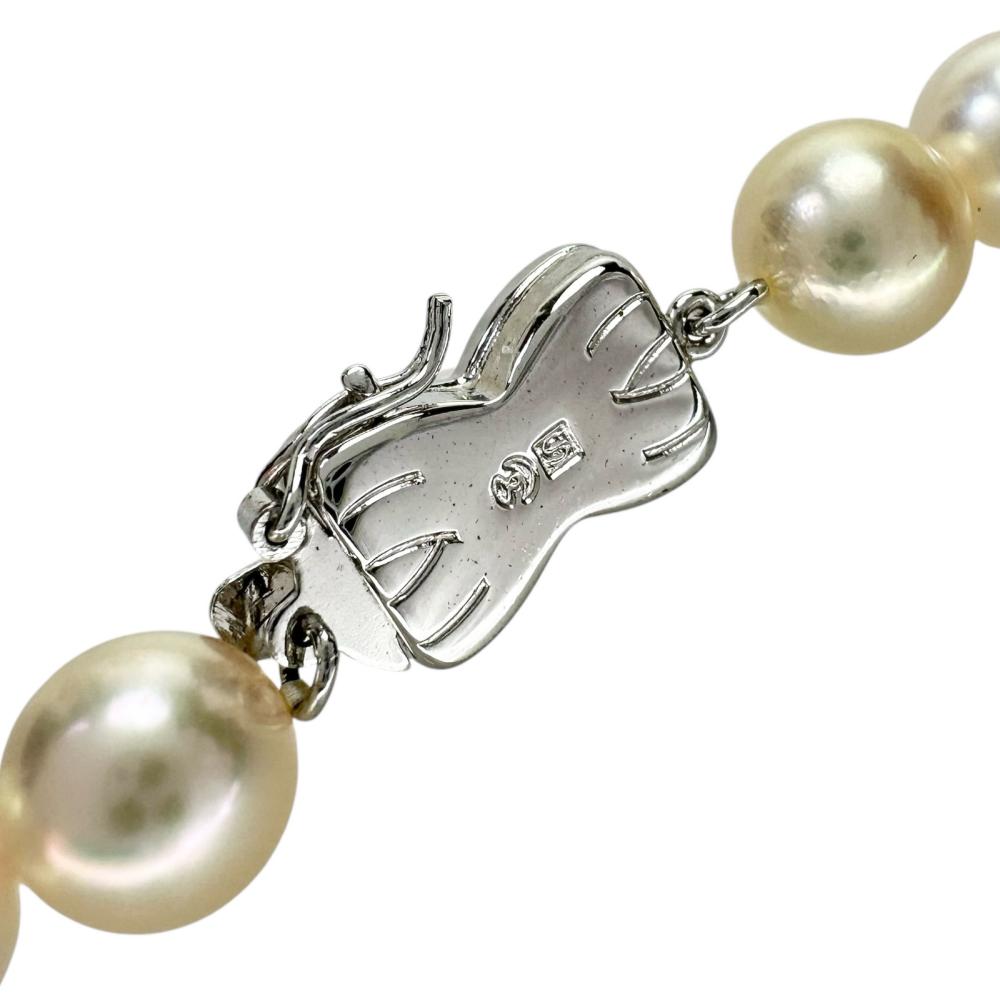 TASAKI/タサキ】 アコヤ真珠 7.5～8.0mm ネックレス シルバー 35.8g