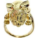 19号 ウサギinウサギ ダイヤモンド 0.12ct リング・指輪 K18ゴールド 18金 11.0g レディース
【中古】【真子質店】【NN】




【IDMox】