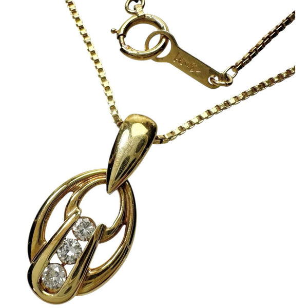 ダイヤモンド 計0.15ct ネックレス K18ゴールド 18金 4.6g 40cm レディース
【中古】【真子質店】【NN】




【DMix】