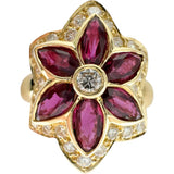 12号 フラワーモチーフ ルビー 1.33ct ダイヤモンド 0.47ct リング・指輪 K18ゴールド 18金 7.0g レディース
【中古】【真子質店】【NN】




【IxMaD】