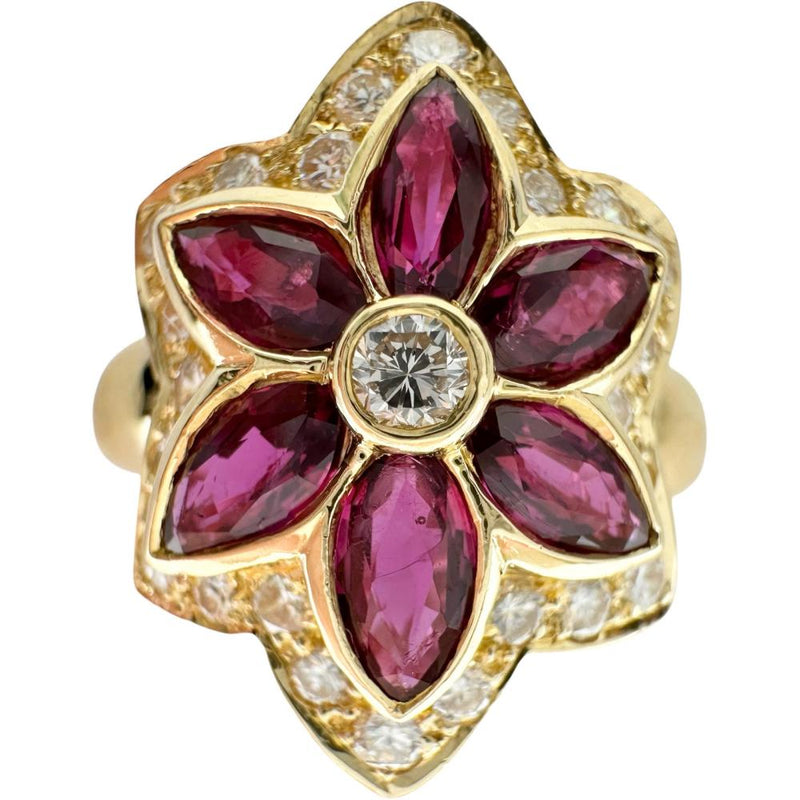 12号 フラワーモチーフ ルビー 1.33ct ダイヤモンド 0.47ct リング・指輪 K18ゴールド 18金 7.0g レディース
【中古】【真子質店】【NN】




【IxMaD】