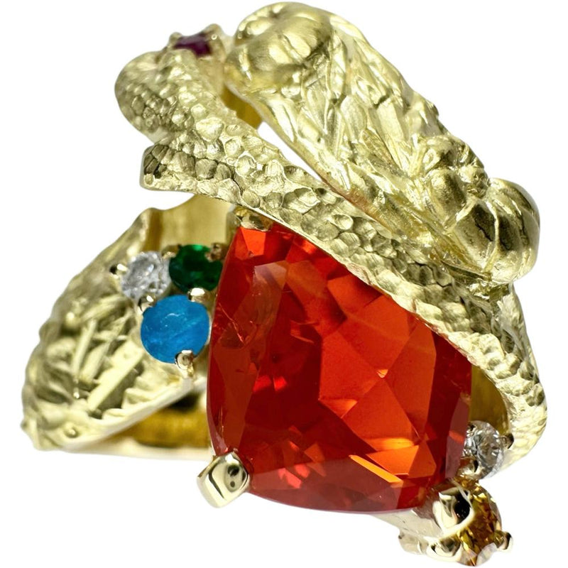 14号 ファイヤーオパール 2.15ct ダイヤモンド/エメラルド/アパタイト/ルビー リング・指輪 K18ゴールド 18金 11.0g レディース
【中古】【真子質店】【NN】




【IDMax】