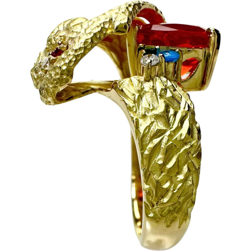 14号 ファイヤーオパール 2.15ct ダイヤモンド/エメラルド/アパタイト/ルビー リング・指輪 K18ゴールド 18金 11.0g レディース
【中古】【真子質店】【NN】




【IDMax】