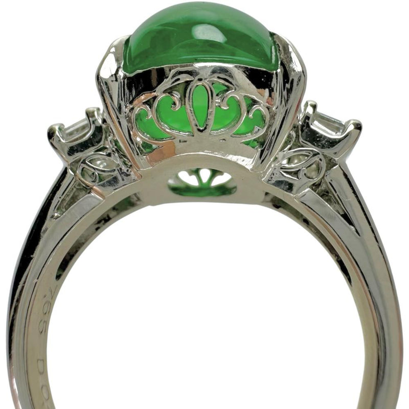 8号 ヒスイ(翡翠) 7.65ct ダイヤモンド 0.46ct リング・指輪 Pt900プラチナ 8.4g レディース
【中古】【真子質店】【NN】




【MaxMix】