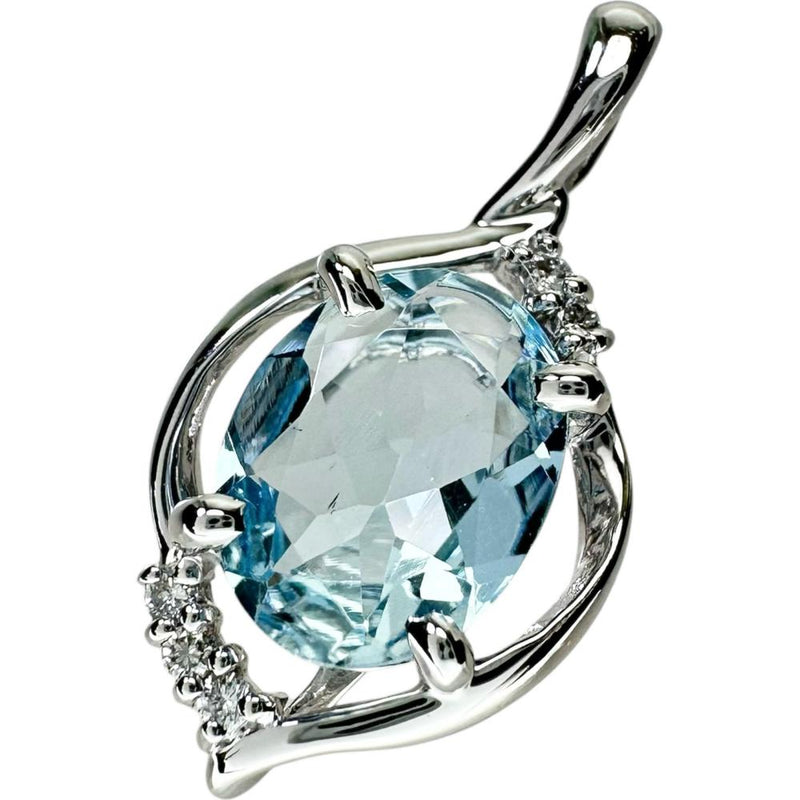 アクアマリン/アクワマリン 1.10ct ダイヤモンド 0.04ct ペンダントトップ K18WGホワイトゴールド 18金 1.6g レディース
【中古】【真子質店】【NN】




【IKY】