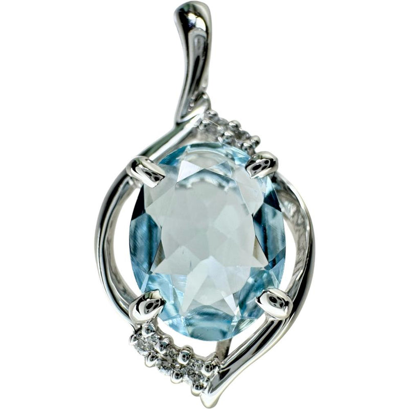 アクアマリン/アクワマリン 1.10ct ダイヤモンド 0.04ct ペンダントトップ K18WGホワイトゴールド 18金 1.6g レディース
【中古】【真子質店】【NN】




【IKY】