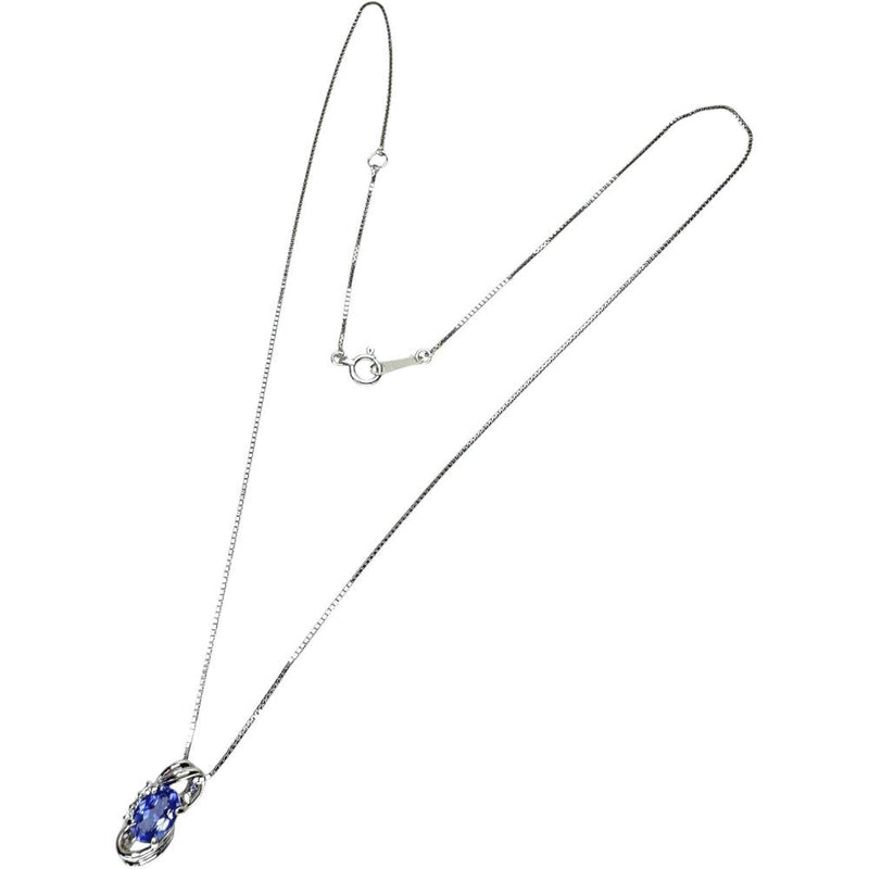 タンザナイト 0.68ct ダイヤモンド 0.03ct ネックレス K18WGホワイトゴールド 18金 3.0g 40cm レディース
【中古】【真子質店】【NN】




【MaMax】