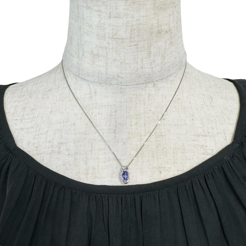 タンザナイト 0.68ct ダイヤモンド 0.03ct ネックレス K18WGホワイトゴールド 18金 3.0g 40cm レディース
【中古】【真子質店】【NN】




【MaMax】