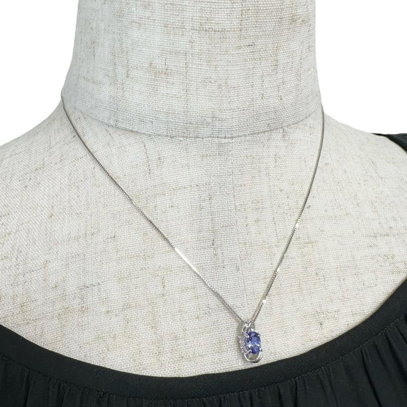 タンザナイト 0.68ct ダイヤモンド 0.03ct ネックレス K18WGホワイトゴールド 18金 3.0g 40cm レディース
【中古】【真子質店】【NN】




【MaMax】