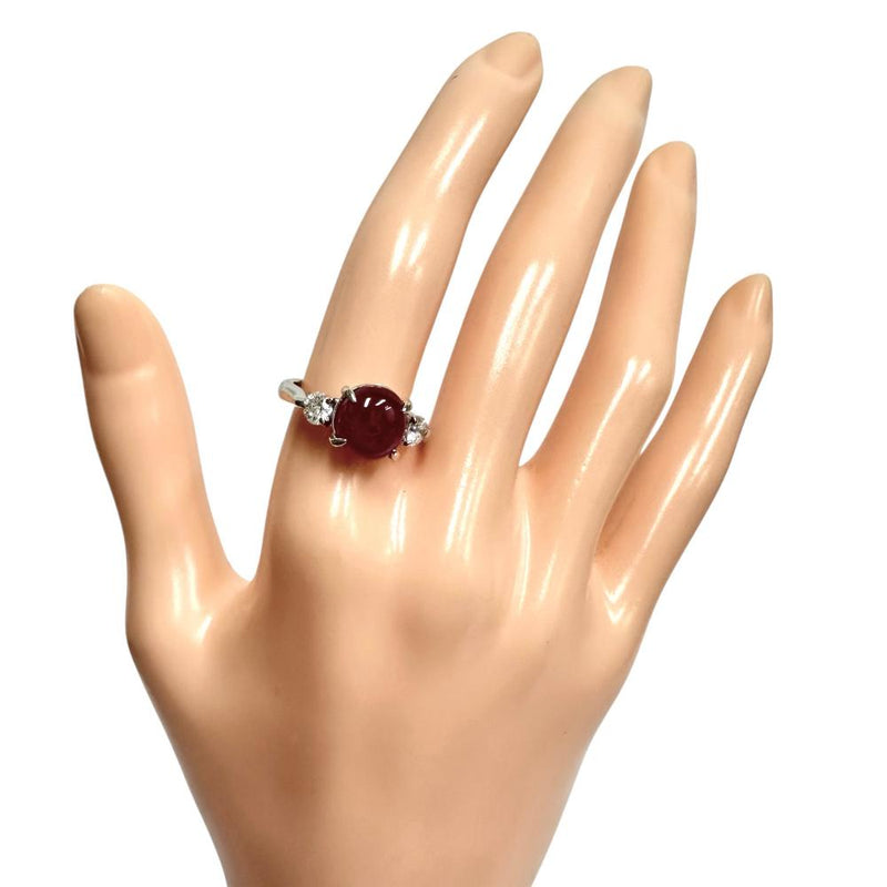 10号 スタールビー 4.65ct ダイヤモンド 計0.44ct リング・指輪 Pt900プラチナ 6.6g レディース
【中古】【真子質店】【NN】




【KIMo】