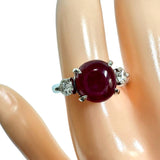 10号 スタールビー 4.65ct ダイヤモンド 計0.44ct リング・指輪 Pt900プラチナ 6.6g レディース
【中古】【真子質店】【NN】




【KIMo】