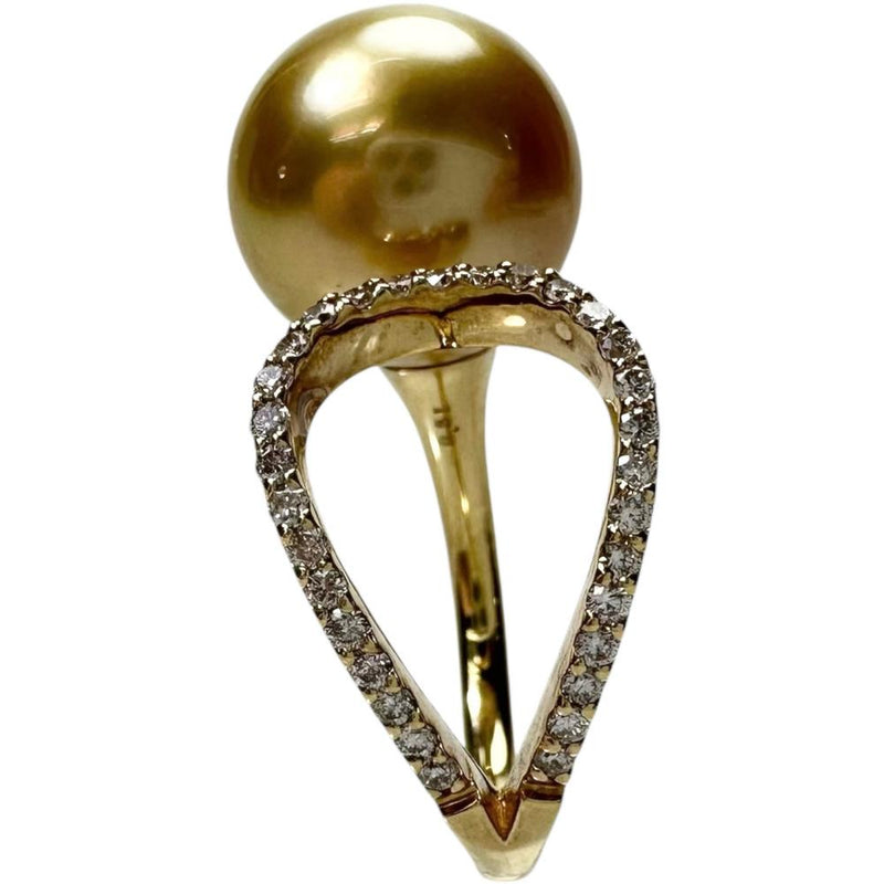 13号 ゴールデンパール(白蝶真珠)13ｍｍ ダイヤモンド 0.31ct リング・指輪 K18ゴールド 18金 8.0g レディース
【中古】【真子質店】【NN】、【ON】




【KIMo】
