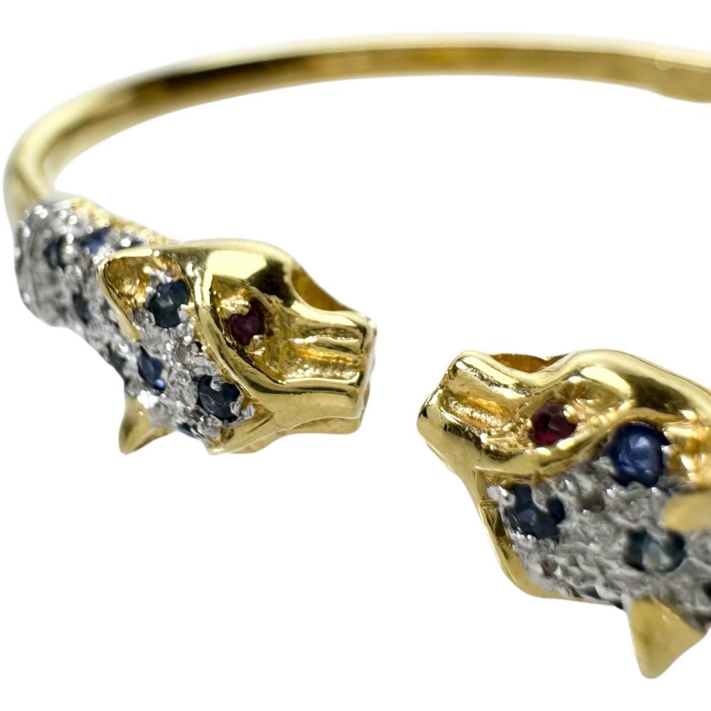 ジャラール18金バックルデザインバングル SPOOL BANGLE WIDE - half wound [18KYG / SILVER] - WUNDER