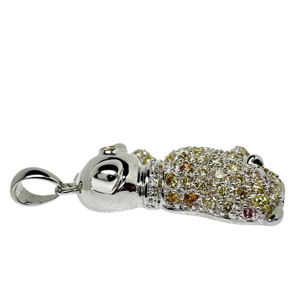 犬モチーフ マルチカラーダイヤモンド 計0.73ct ペンダントトップ K18WGホワイトゴールド 18金 4.2g レディース
【中古】【真子質店】【NN】




【YIY】