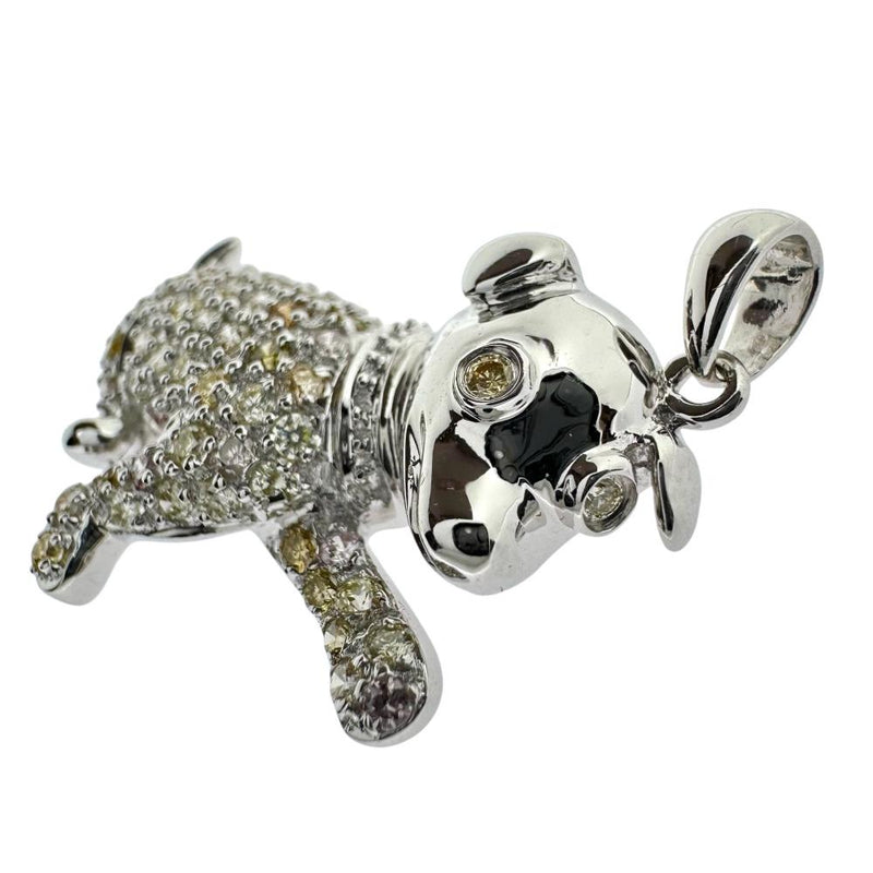 犬モチーフ マルチカラーダイヤモンド 計0.73ct ペンダントトップ K18WGホワイトゴールド 18金 4.2g レディース
【中古】【真子質店】【NN】




【YIY】