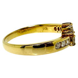 14号 ダイヤモンド 計0.53ct リング・指輪 K18ゴールド 18金 3.6g レディース 【中古】【真子質店】【NN】 【MaMox】