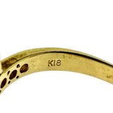 14号 ダイヤモンド 計0.53ct リング・指輪 K18ゴールド 18金 3.6g レディース 【中古】【真子質店】【NN】 【MaMox】