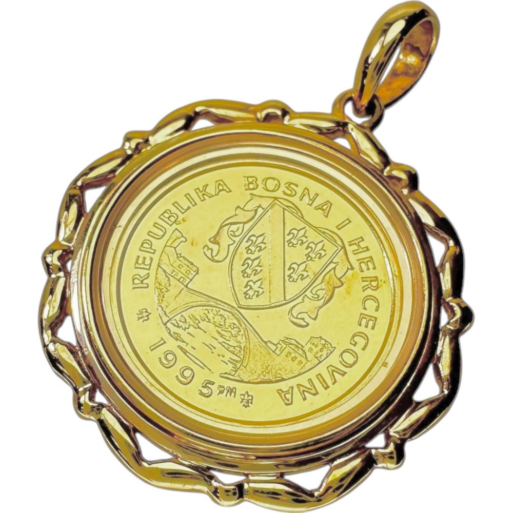 ボスニア・ヘルツェゴビナ テディベアコイン 金貨 15ECUS 1995年