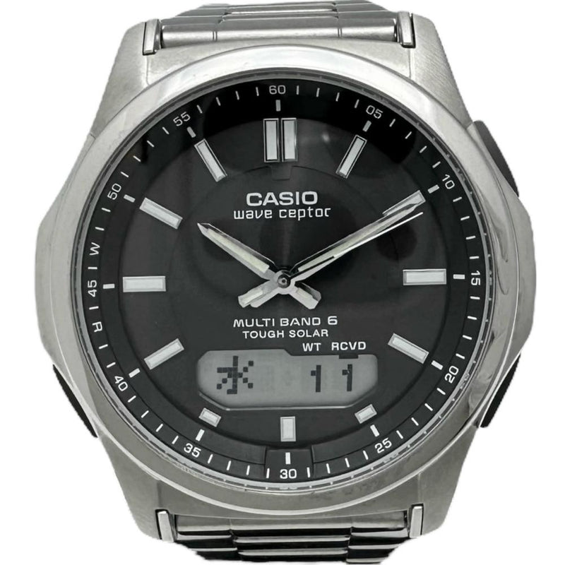 【CASIO/カシオ】 ウェーブセプター ソーラー WVA-M630 腕時計 ステンレススチール ソーラー電波 黒文字盤/銀ベルト メンズ
【中古】【真子質店】【NN】




【Tx】