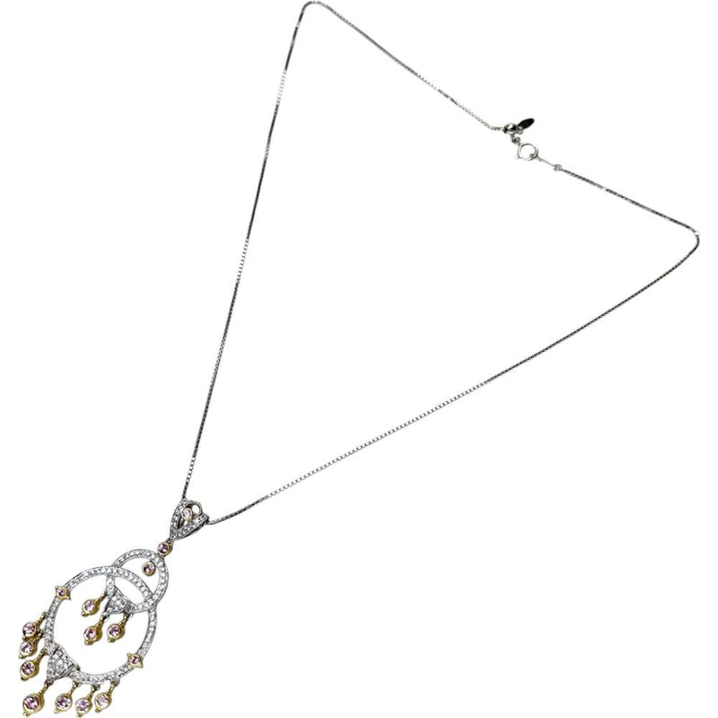 ピンクサファイア 0.93ct ダイヤモンド 0.69ct ネックレス K18WGホワイトゴールド 18金/K18YGイエローゴールド 18金 14.3g 45cm レディース
【中古】【真子質店】【NN】




【IMiMoS】