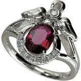 12号 ルベライト（レッドトルマリン） 0.596ct ダイヤモンド 0.076ct リング・指輪 K18WGホワイトゴールド 18金 4.2g レディース
【中古】【真子質店】【NN】




【DMiD】