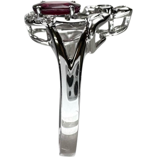 12号 ルベライト（レッドトルマリン） 0.596ct ダイヤモンド 0.076ct リング・指輪 K18WGホワイトゴールド 18金 4.2g レディース
【中古】【真子質店】【NN】




【DMiD】