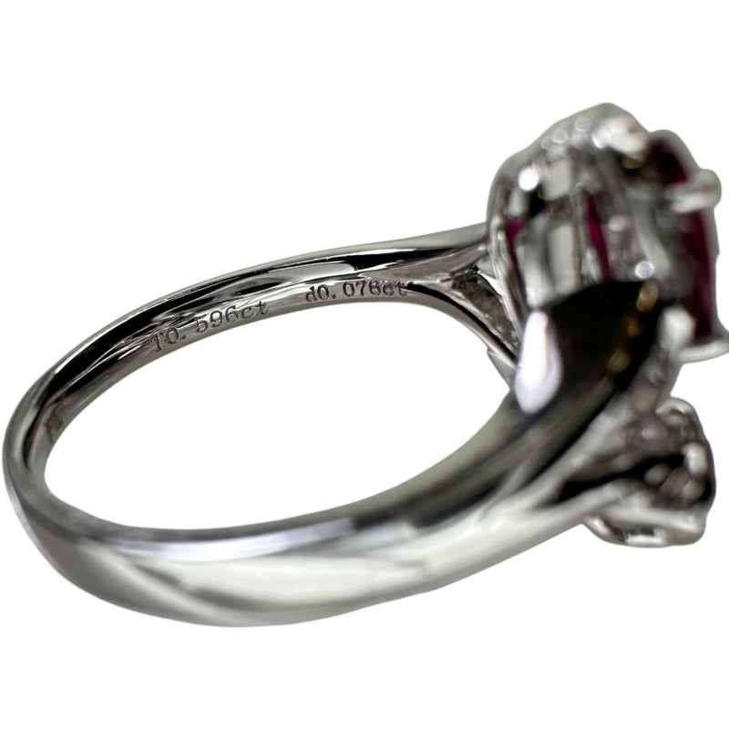 12号 ルベライト（レッドトルマリン） 0.596ct ダイヤモンド 0.076ct リング・指輪 K18WGホワイトゴールド 18金 4.2g レディース
【中古】【真子質店】【NN】




【DMiD】
