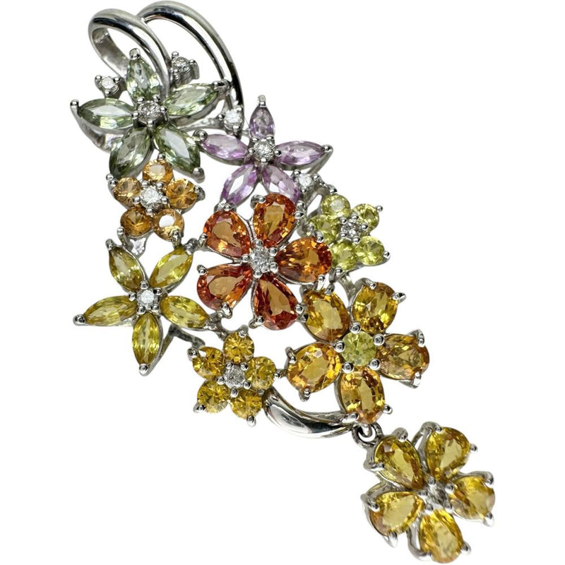 フラワー マルチカラーサファイア 6.10ct ダイヤモンド 0.20ct ペンダントトップ K18WGホワイトゴールド 18金 8.0g レディース
【中古】【真子質店】【NN】




【MiMix】