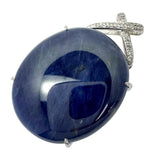サファイア (通常加熱) 84.53ct ダイヤモンド 計0.14ct ペンダントトップ K18WGホワイトゴールド 18金 23.1g レディース
【中古】【真子質店】【NN】




【KDMi】