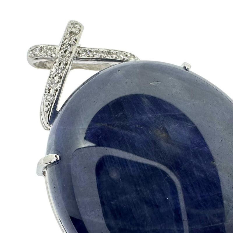 サファイア (通常加熱) 84.53ct ダイヤモンド 計0.14ct ペンダントトップ K18WGホワイトゴールド 18金 23.1g レディース
【中古】【真子質店】【NN】




【KDMi】