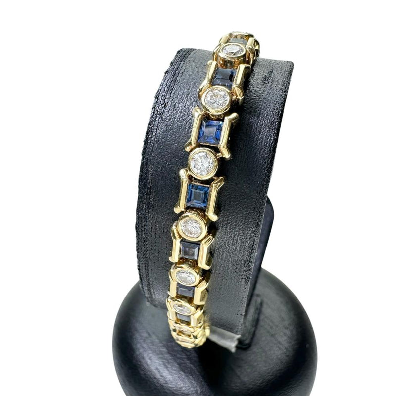 サファイア 4.57ct ダイヤモンド 2.60ct ブレスレット K18ゴールド 18金 26.6g 17.5cm レディース
【中古】【真子質店】【NN】




【MaDKY】