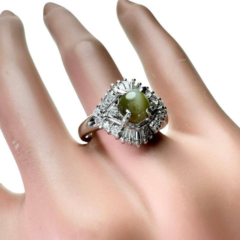 15号 クリソベリルキャッツアイ 1.45ct ダイヤモンド 計0.561ct リング・指輪 Pt900プラチナ 9.6g レディース
【中古】【真子質店】【NN】




【YxMo】